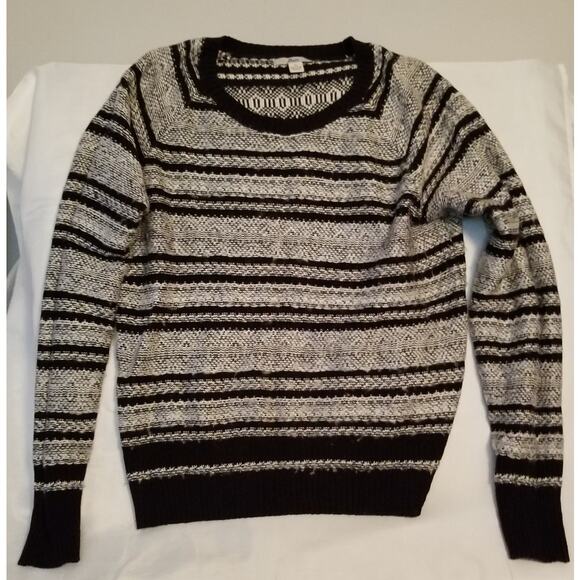 Bass Black‎ and white sweater Size XL 1202 - Picture 1 of 4